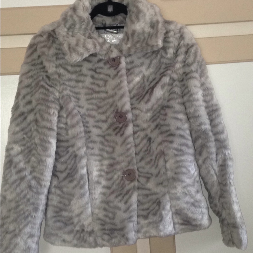 Faux fur coat. Perfect condition